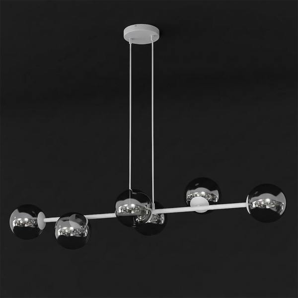 Emibig MAGNUS Pendant Lamp 6 x E14 Grey / Graphite
