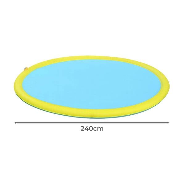 Skylos Splash Pad Inflatable Pool Kids Dog Sprinkler Water Play Mat Outdoor