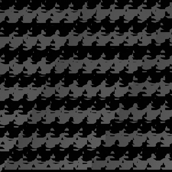 Scoop black flock wallpaper