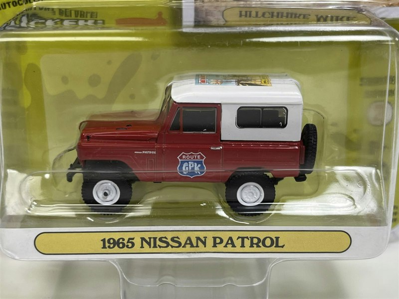 Greenlight 1965 Nissan Patrol Garbage Pail Kids Hitchhike Mike 1:64 Scale 54030C