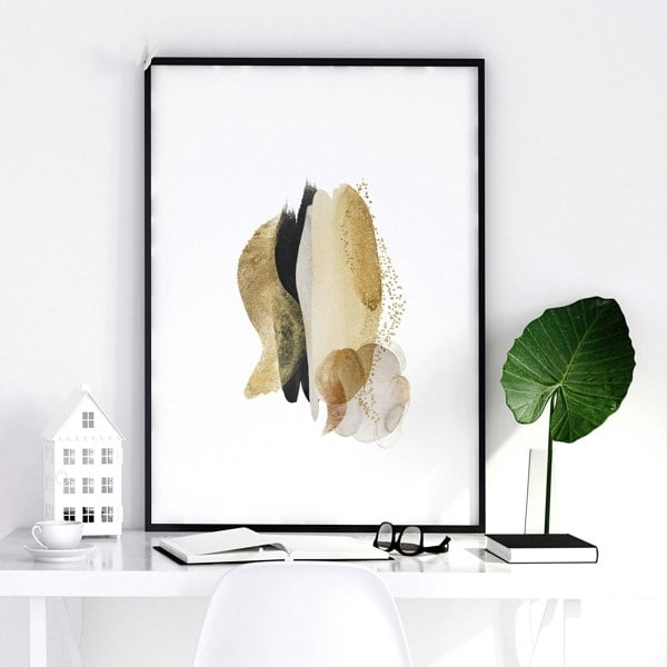 Abstract wall art for office | set of 3 wall art prints