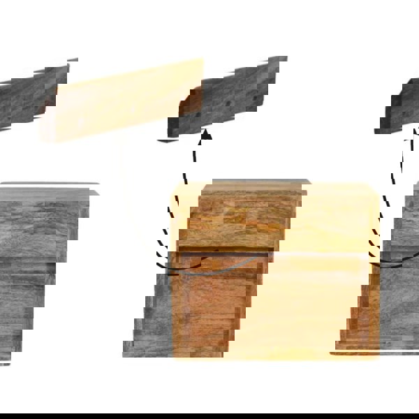 Artisan Furniture Solid Wood Solis 1-Drawer Oak-ish Wall Mounted Nightstand