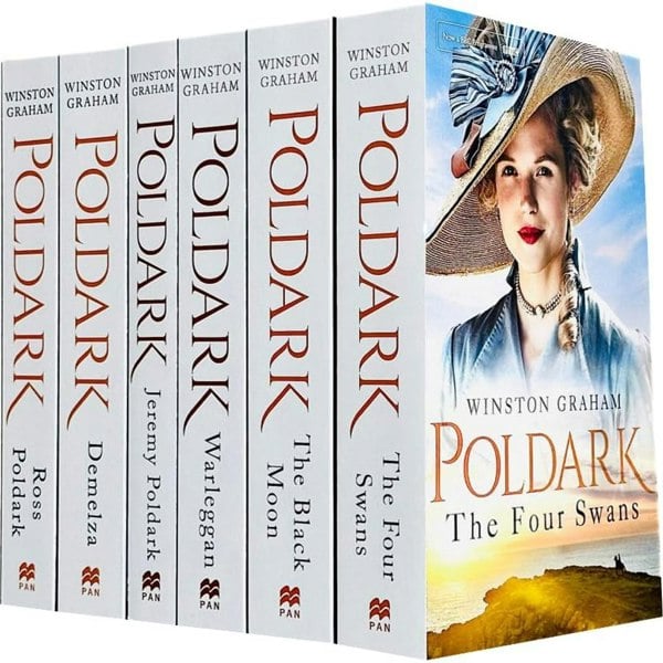 Winston Graham Poldark Volume 1-6 Ross Poldark, Demelza, Jeremy Poldark, Warleggan & more