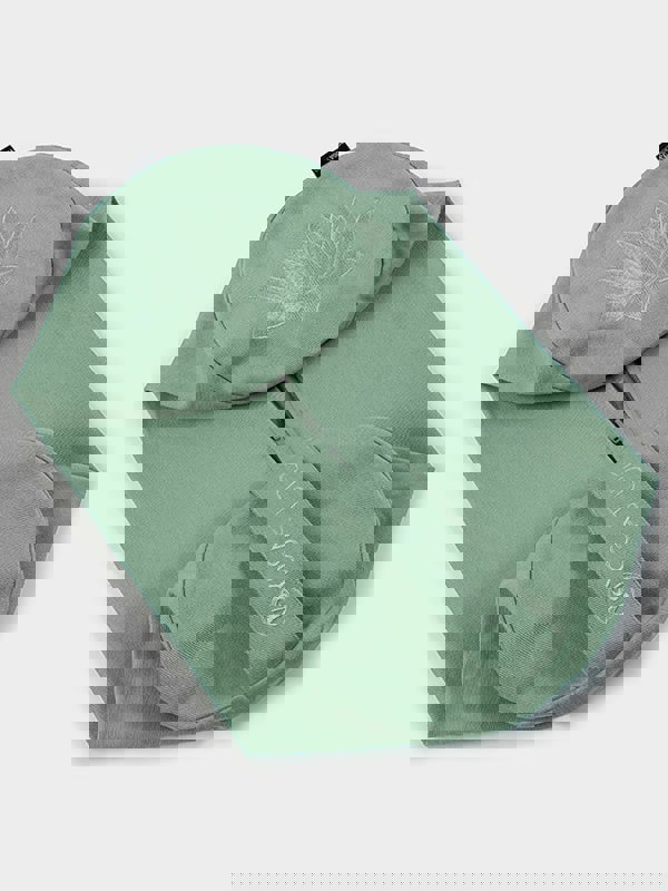 Yoga Studio Replacement Round Lotus Bolster Outer Cushion Cover Sage Green