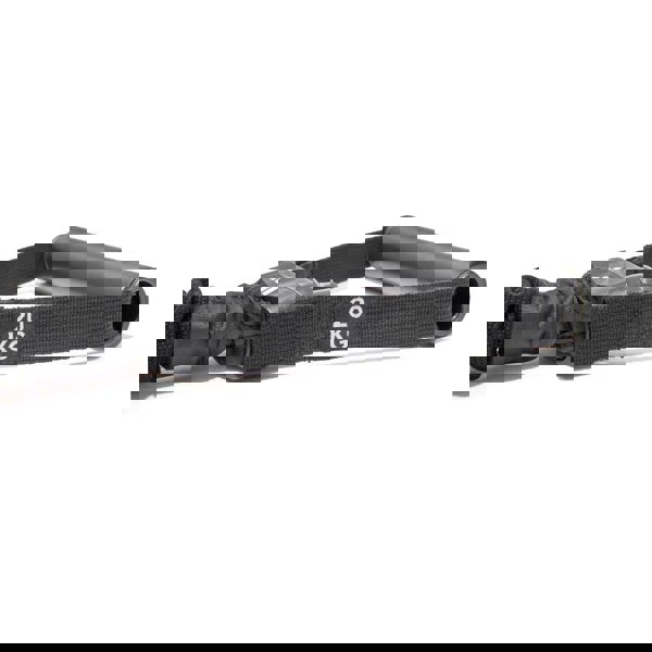 Black adidas resistance band with '20 KG' label on a white background