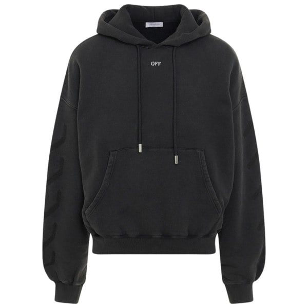 Off-White St Matthew Black Oversized Hoodie
