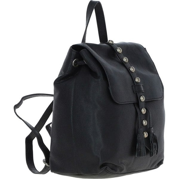 'Lorenzo' Women's Unique Leather Backpack: 61753