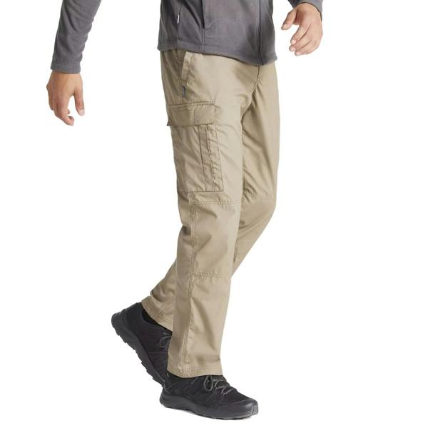 Craghoppers Mens Expert Kiwi Tailored Trousers - Pebble - 