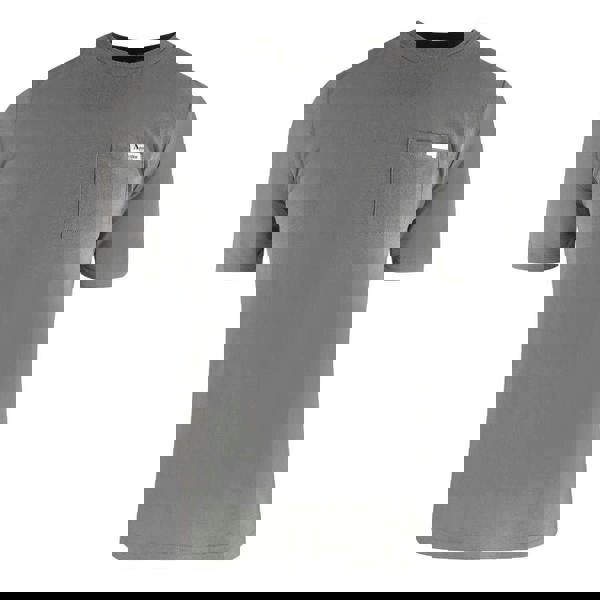 Aquascutum Mens Logo Chest Pocket T-Shirt - Grey - 