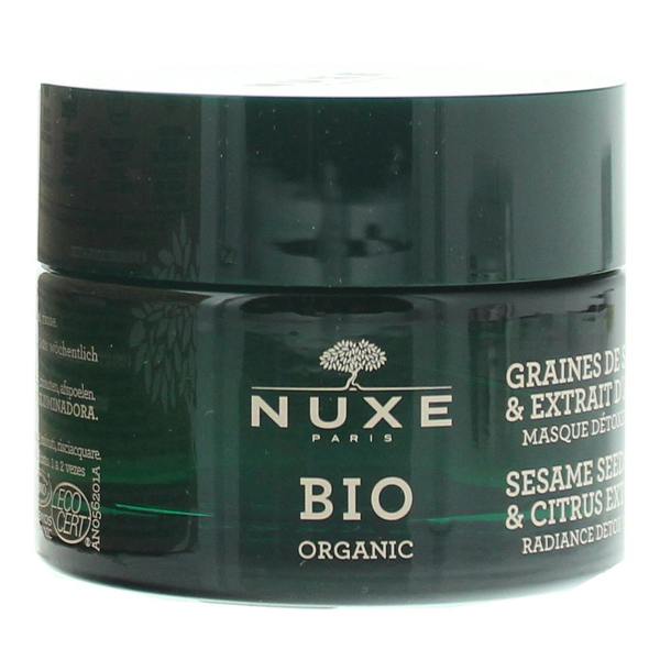 Nuxe Bio Organic Sesame Seeds & Citrus Extract Radiance Detox Mask 50ml