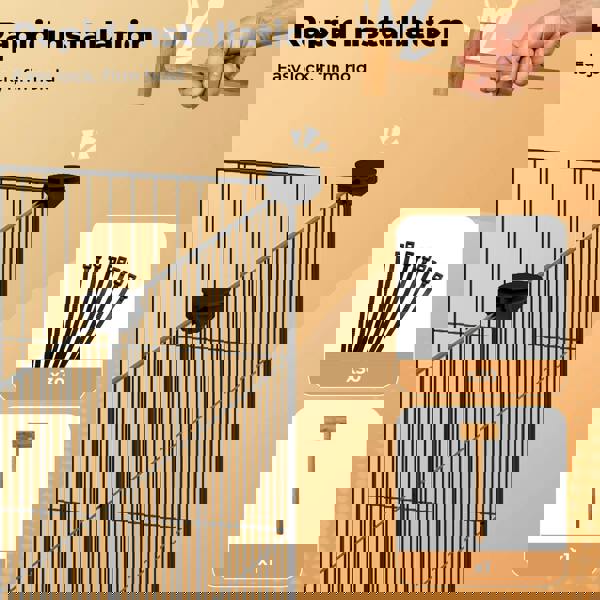 Skylos Small Pet Playpen Hamster Run Puppy Rabbit Chinchilla Enclosure Fence