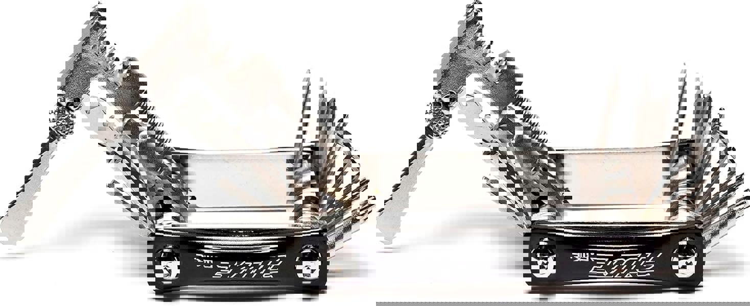 Awe 20 Piece CR-V Special Hardened Steel Micro Multi Function Pocket Tool Black