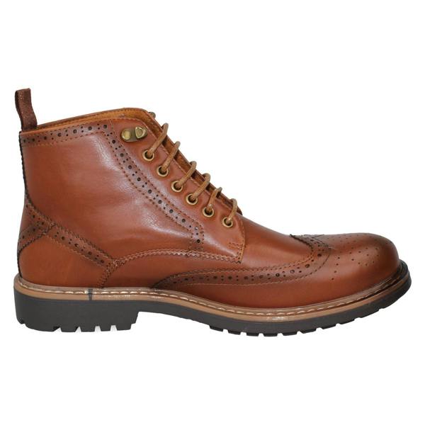 Thomas Blunt Mens Thomas Blunt Brogue Lace Up Casual Smart Ankle Boots A3R079