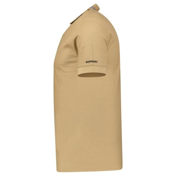 Burberry ‘Hartford’ Striped Check Polo Beige - chancefashionco