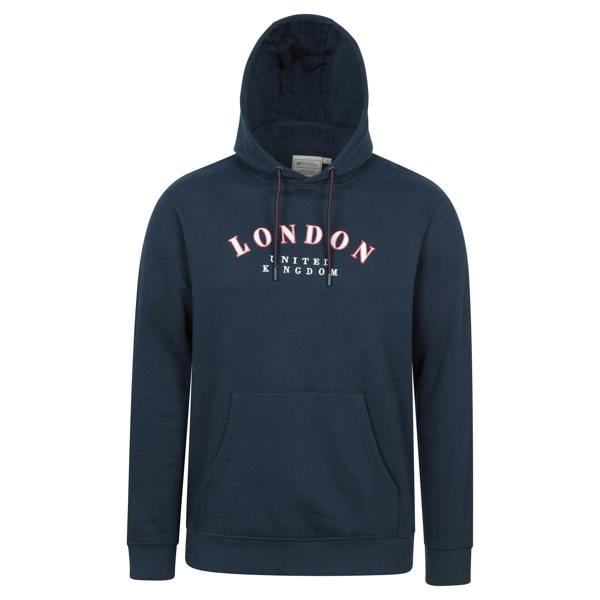 Mountain Warehouse Mens Regional London Graphic Hoodie - Navy