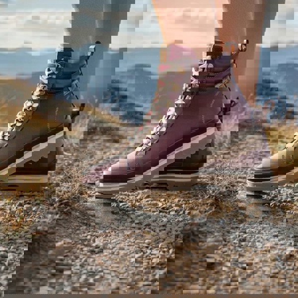 Pikolinos Vigo - Women’s Arcilla Red Leather Ankle Trainers Boots