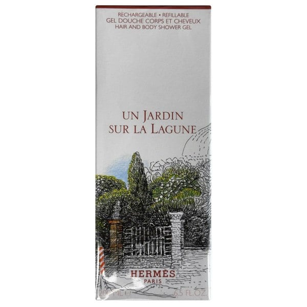 Hermes Un Jardin sur la Lagune Hair and Body Shower Gel 200ml Refillable
