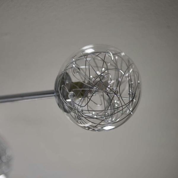 Pagazzi Lighting Jaymie 6-Light Chrome Semi-Flush Ceiling Light