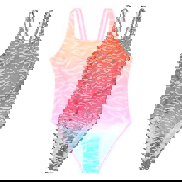 Regatta Girls Katrisse Ombre One Piece Swimsuit - Satsuma - 