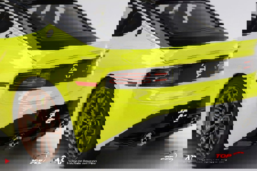 TSM Nissan Fairlady Z Proto Spec 2023 Ikazuchi Yellow LHD 1:18 Scale TSM TS0416