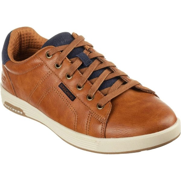 Skechers Cavell Hensley Polyurethane Men's Luggage Trainers