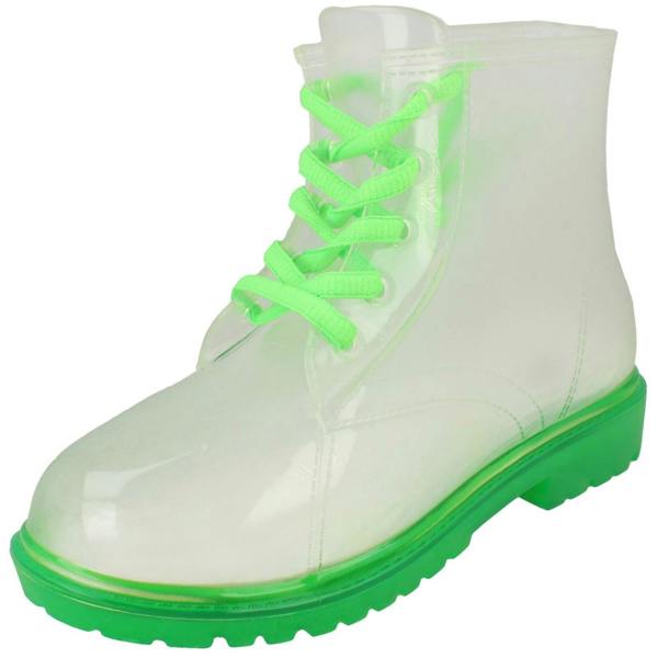 Spot On Girls Spot On Lace Up Jelly Boot