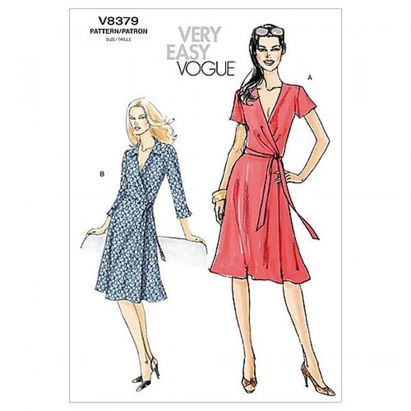 Vogue Sewing Pattern 8379, Dresses for Women, 16-18-20-22 - Easy