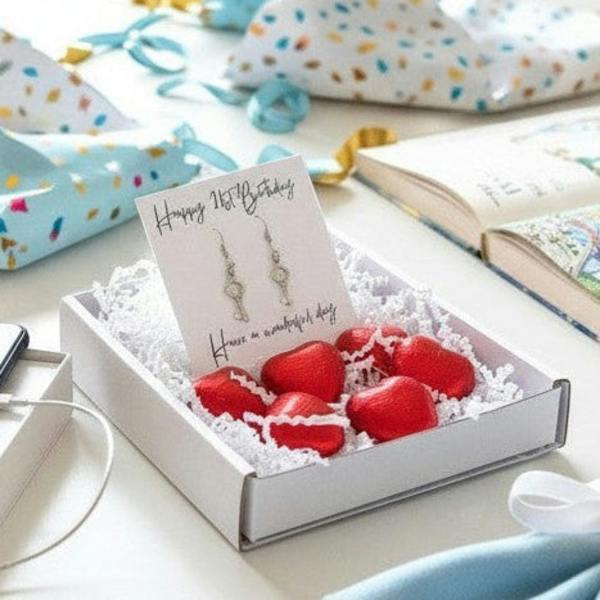 Aye Do Gifts Happy 21st Birthday Earrings Mini Gift Hamper