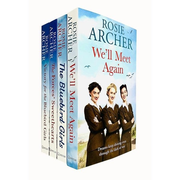 Rosie Archer The Bluebird Girls Collection 4 Book Set We'll Meet Again, The Bluebird Girls & more