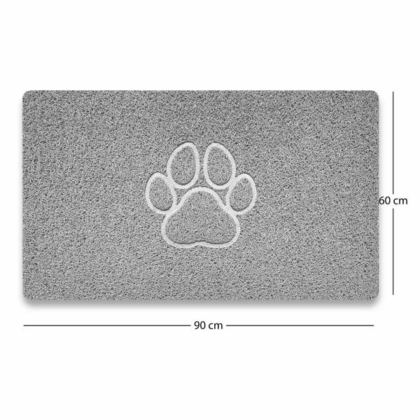 Nicoman Embossed Spaghetti Loofah Anti Slip Shower Mat - Paw