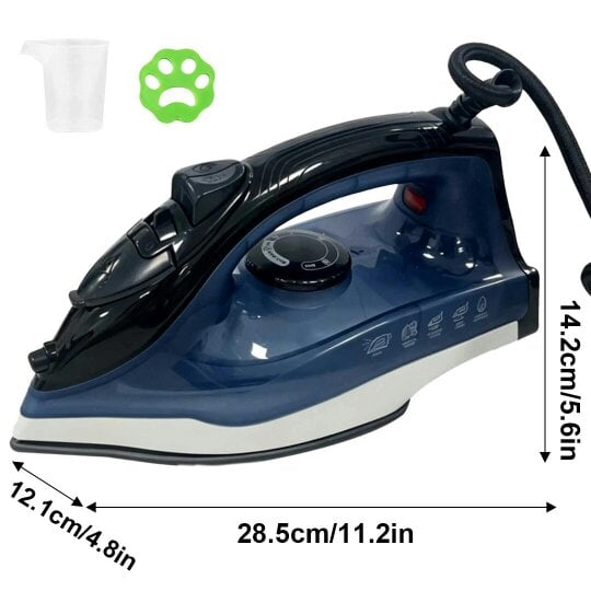 Havendro Electric Steam Iron Non-Stick Soleplate Dry/Steam Iron Adjustable Temp