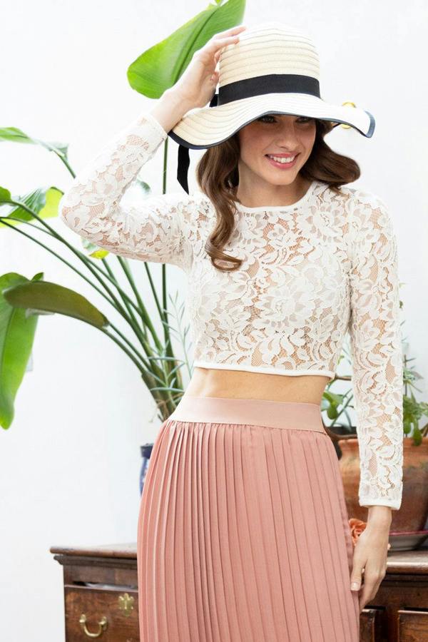 HotSquash Stripe Detail Womens Sun Hat