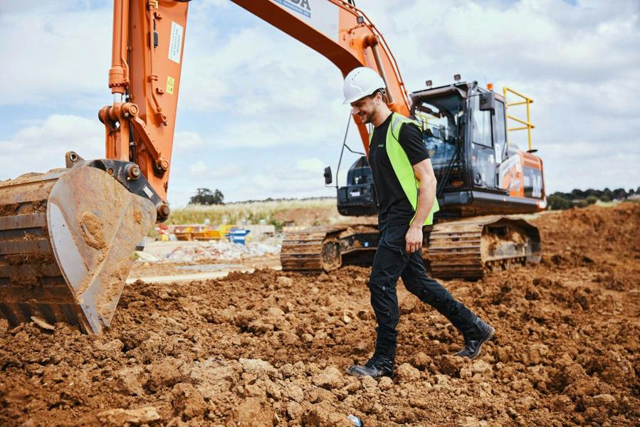 Combat High Leg Safety Boot - Hi-Vis Trousers