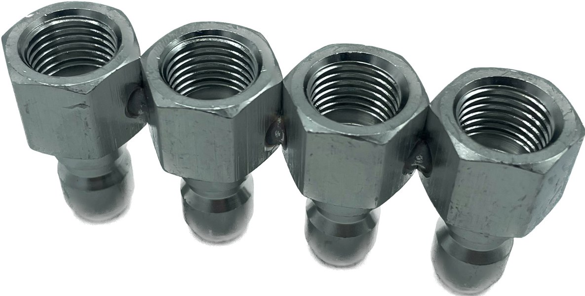 Equip2clean Quick release J-Rod Nozzle Holder - Stainless Steel (Quad Jet) - Custom Build