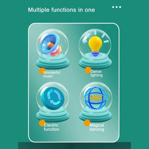 Dragodirect Interactive Magic Jellyfish Toy Dancing Lights and Music for Kids Sensory Play