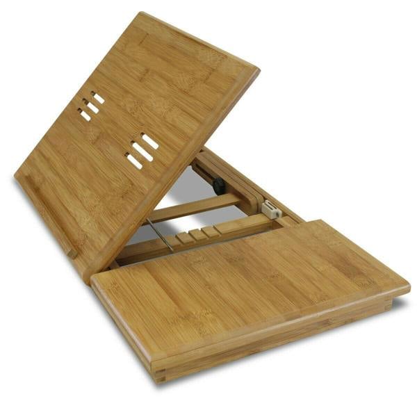 WALPLUS FNCL 33009 Bamboo AdJustable Notebook Lapdesk, Natural | Modern Living Room Furniture
