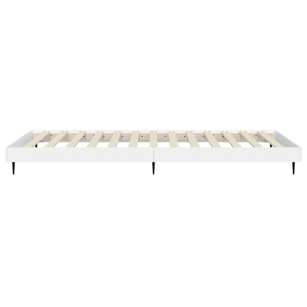 Berkfield Bed Frame White 90x200 cm Engineered Wood