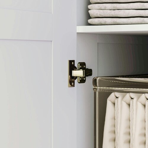 Wyld Haus Coravello Wooden White 2 Door Wardrobe With Hanging Rail and Shelf