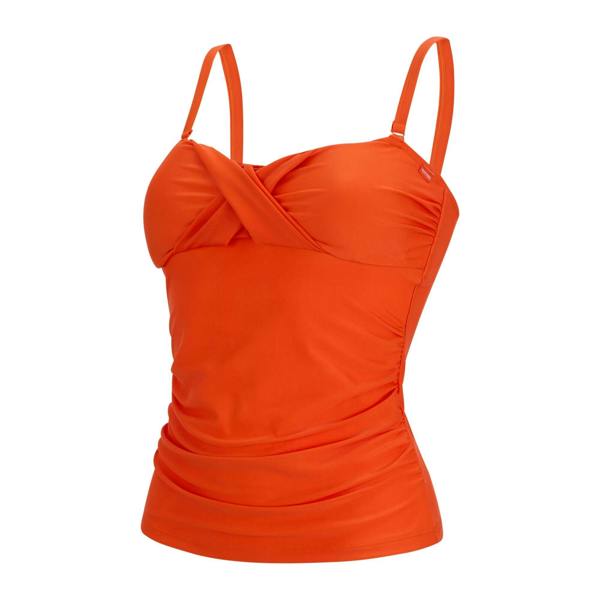 Regatta Womens/Ladies Aceana III Plain Tankini Top - Tangerine Tango - 