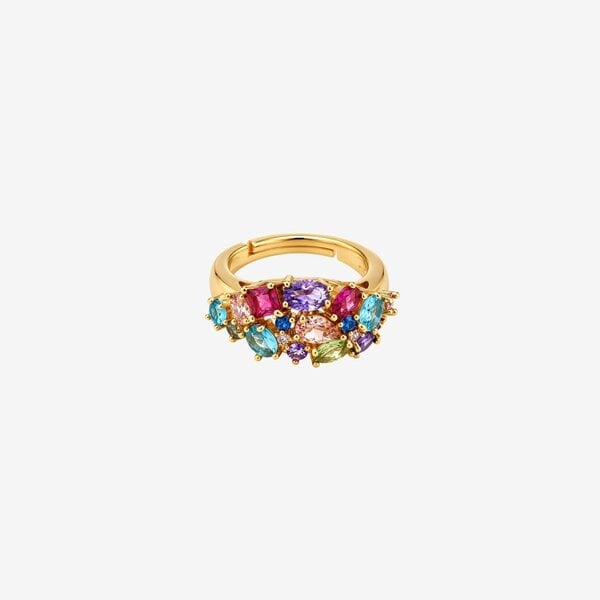Uchi & Soto Hanabi Multi Stone Statement Ring