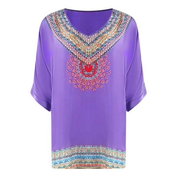 Inoa Tivoli Gardenia 12009 Purple Silk Fish Top