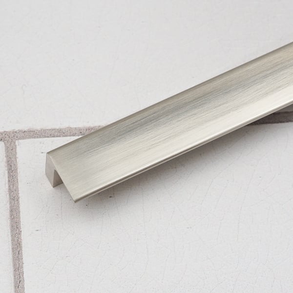 Handle & Home 160mm Brushed Nickel L Shaped Rear Fix Handle