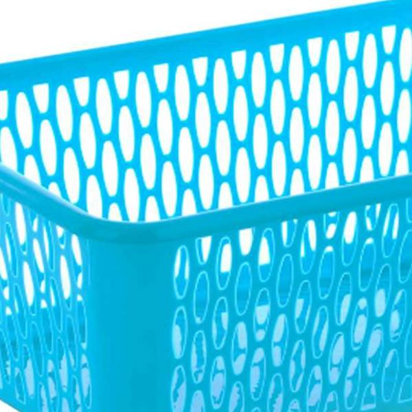 Leecroft 30cm Handy Basket Blue 30 x 20 x 10cm - One Colour - 