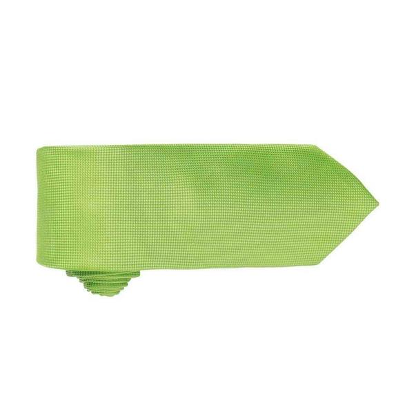 Premier Mens Micro Waffle Formal Work Tie - Lime