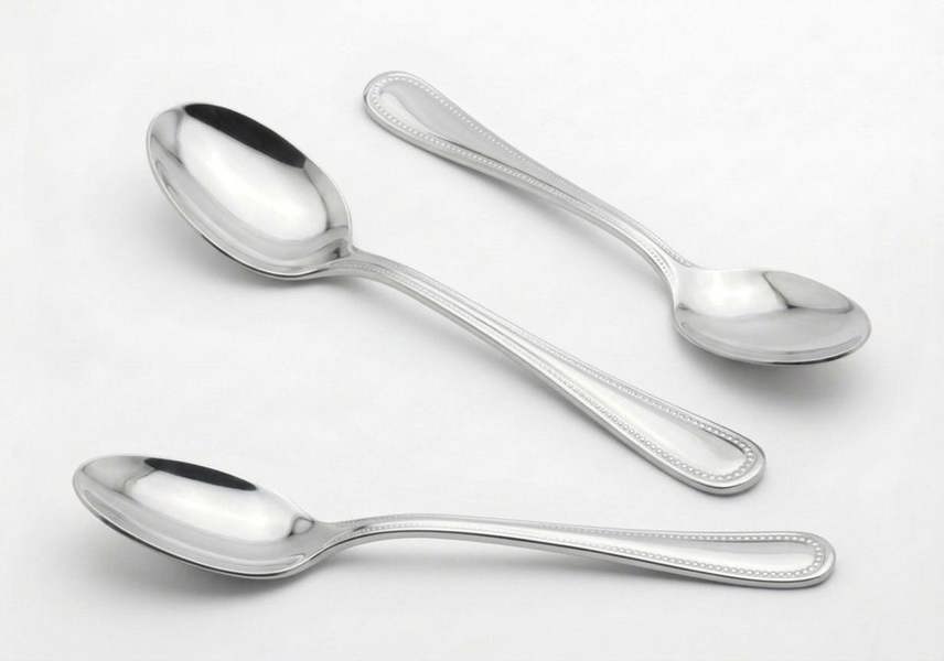 Glim Glam Cutlery Sets Stainless Steel 18/8 Catering Bead 12pc Set