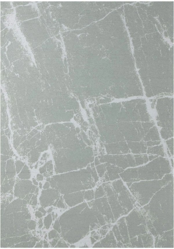 Machine Washable Flatweave Rug Abstract Green