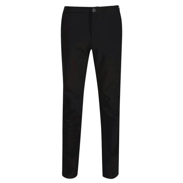 Regatta Great Outdoors Mens Fenton Lightweight Softshell Trousers - Black