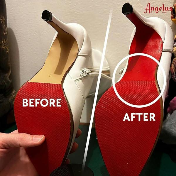 Angelus Red Walk on Sole Paint - Luxury Restoration for Shoes 2oz