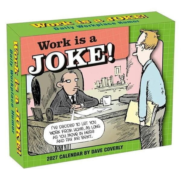 Work is a Joke Desk Calendar 2027, Desk Calendars, Day To View, Humour, Gift
