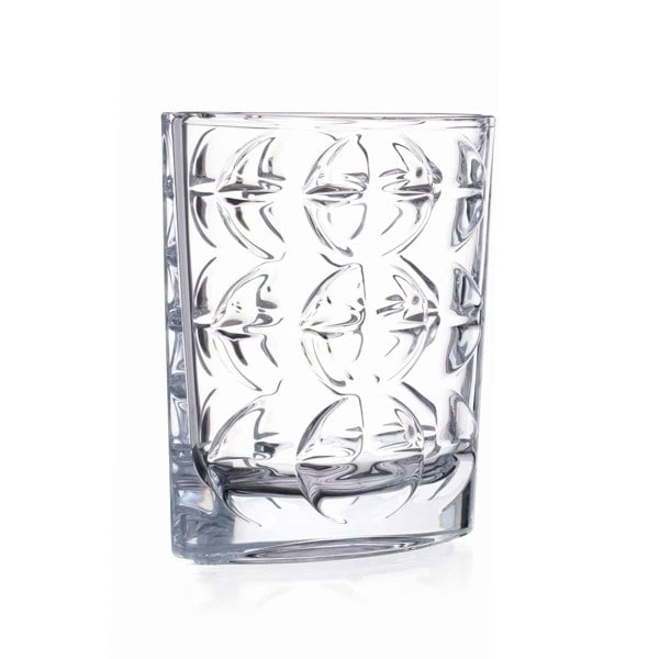 Diamante Eclipse Heavy Set Crystal Vase - 22cm